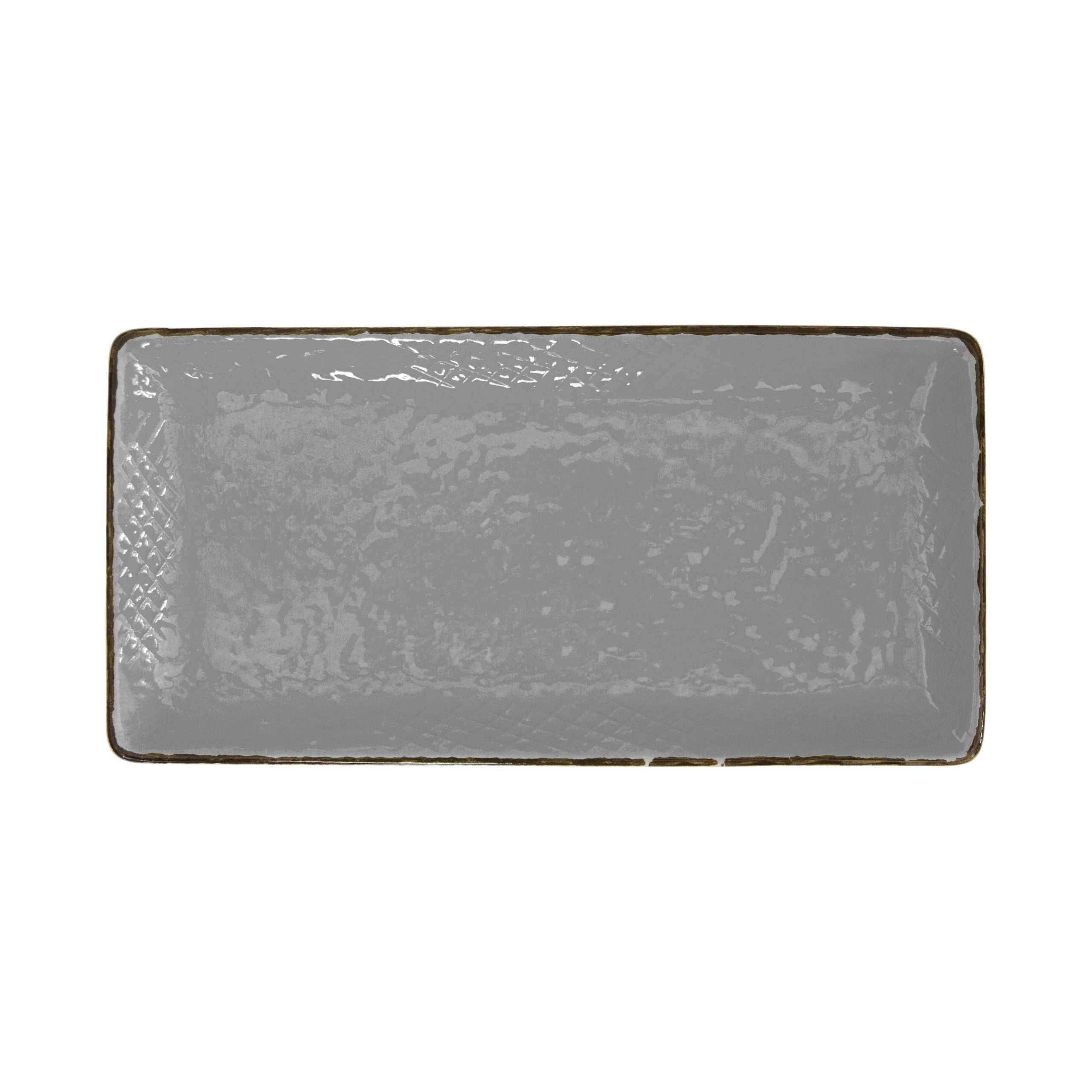 PLATO PARA SUSHI ARCUCCI PRETA - Gris